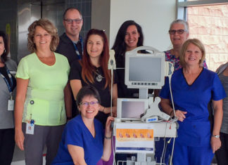 Groupe d'infirmières formant l'équipe PICC à Montfort.