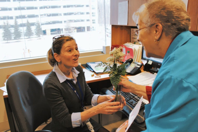 Distribution d'un valentin