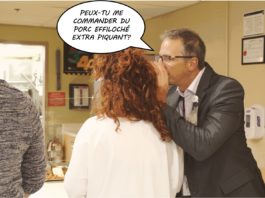 Employés à la cafétéria