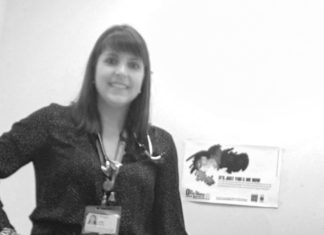 Infirmière dans une salle de consultation