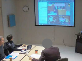 Sylvie Grosjean et ses collègues en simulation de télémédecine