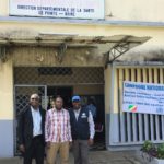 Dr Loemba devant Santé publique Pointe Noire