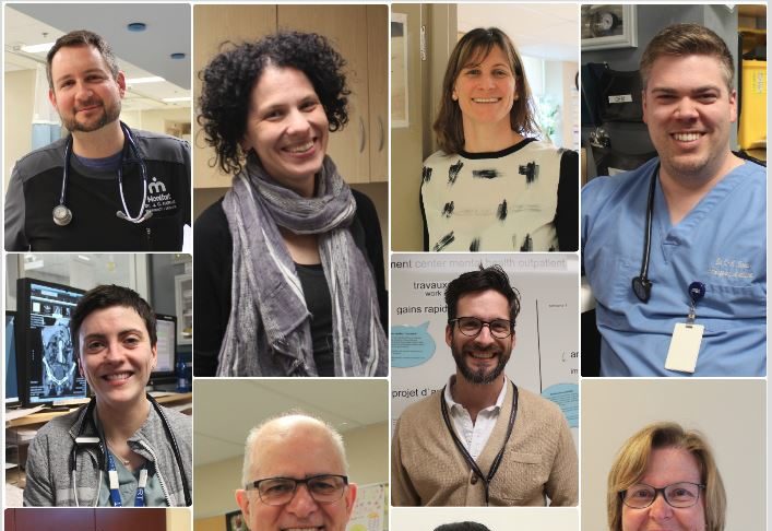 PLusieurs médecins de l'hôpital