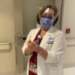 Josée Shymanski se lave les mains