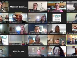 Participants à la formation virtuelle