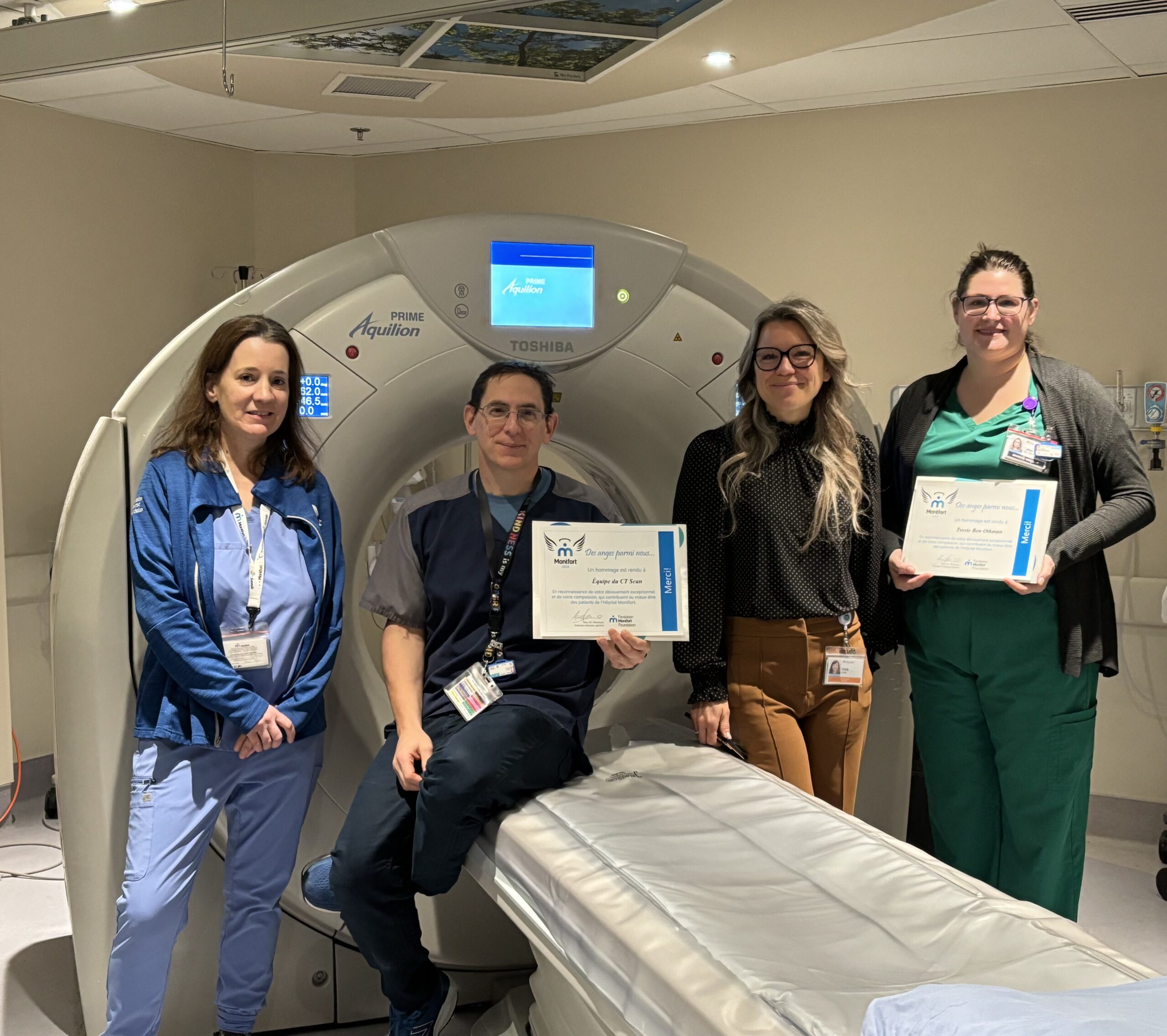 Tessie Ben Othman et Équipe CT Scan